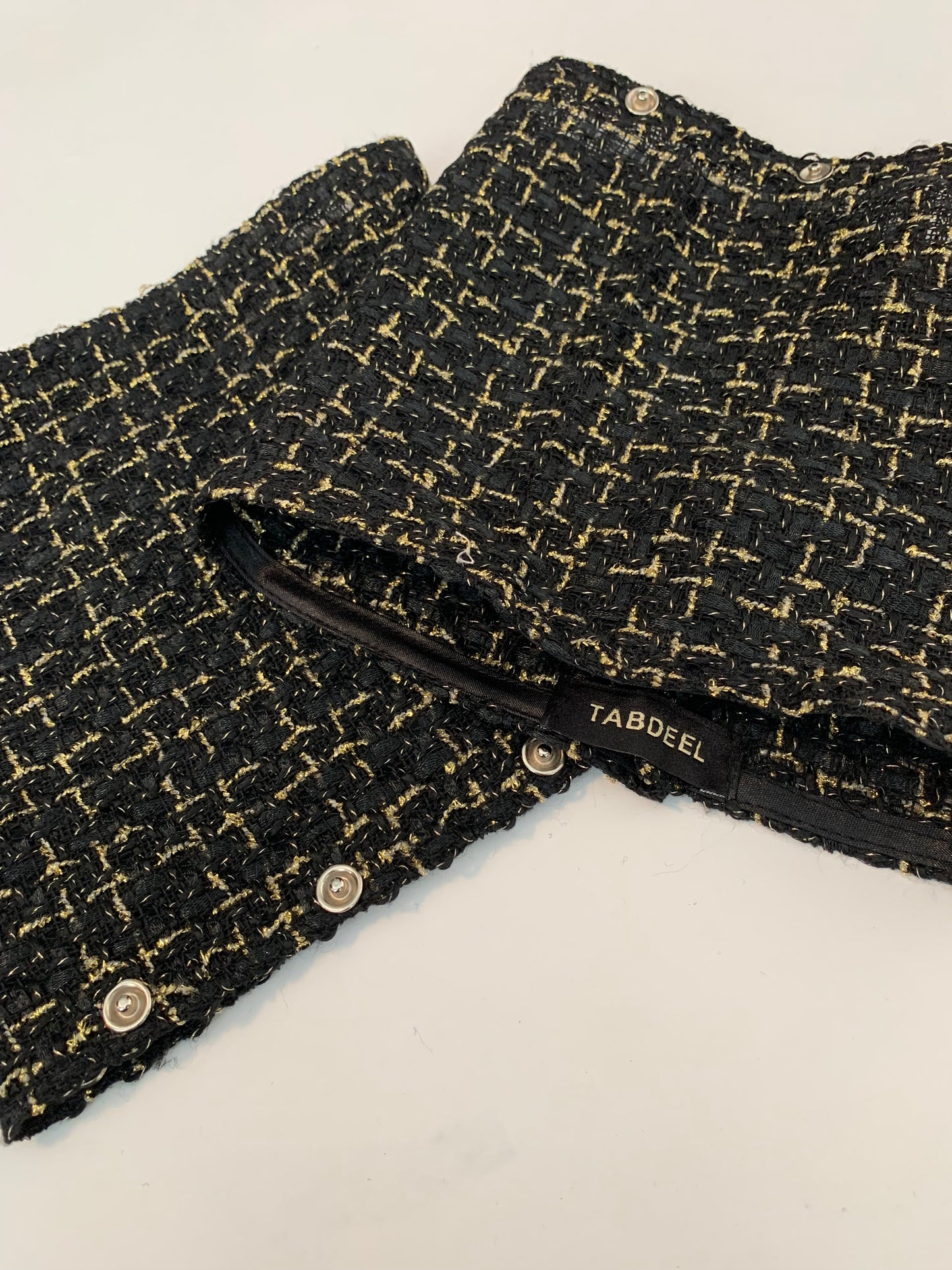 Gold Tweed Sleeves