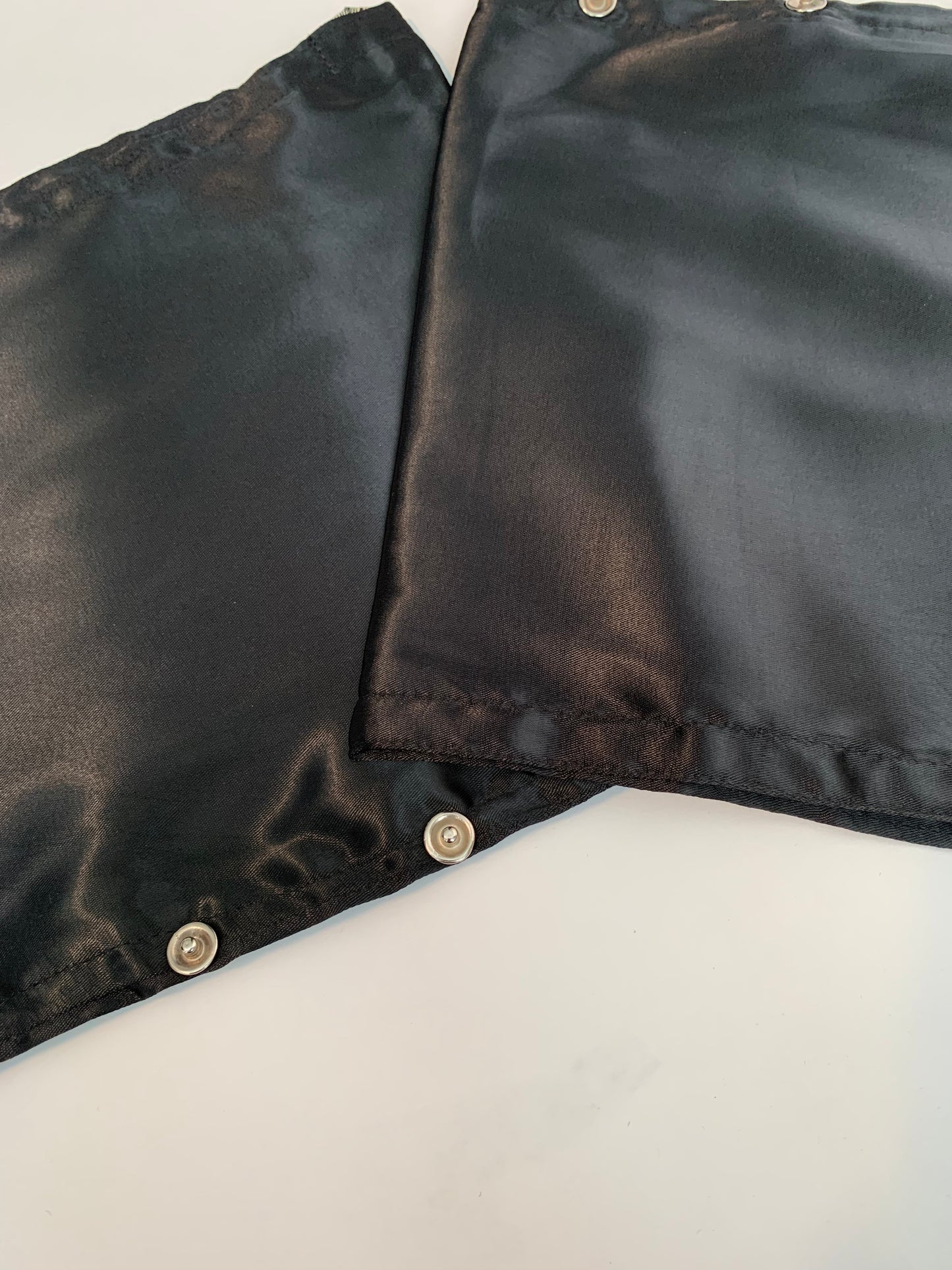 Black Satin Sleeves