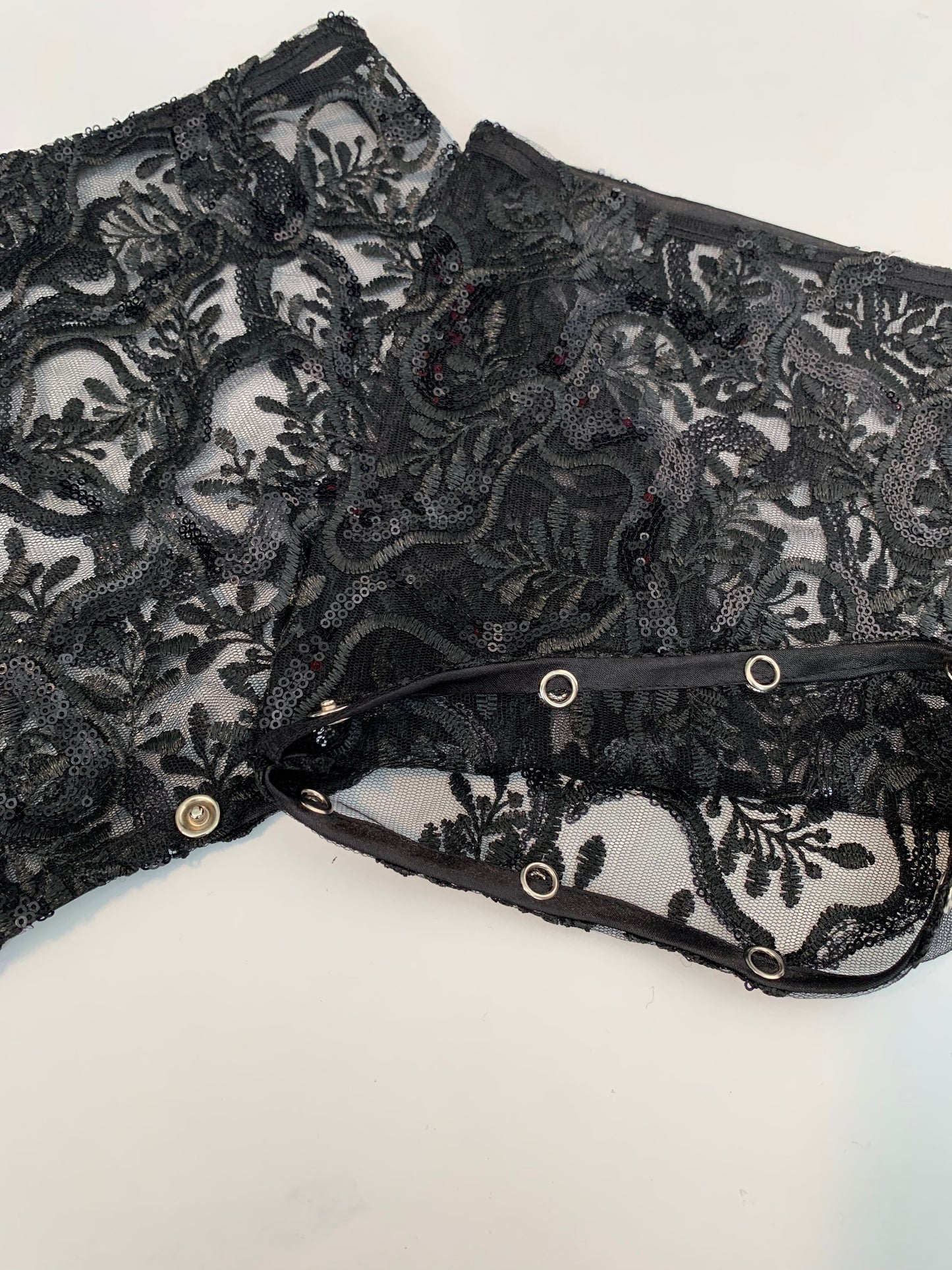 Black Lace Sleeves
