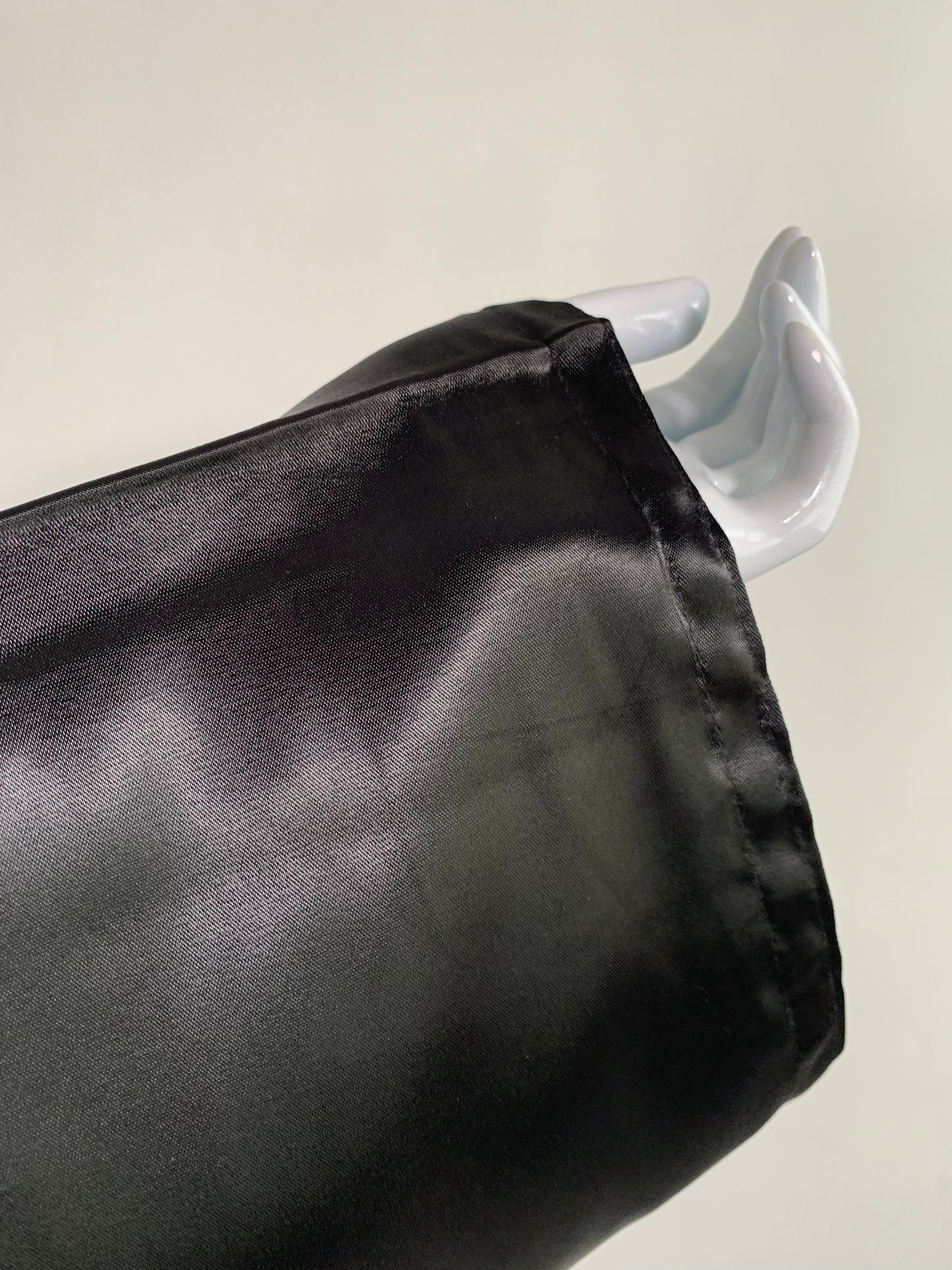 Black Satin Sleeves