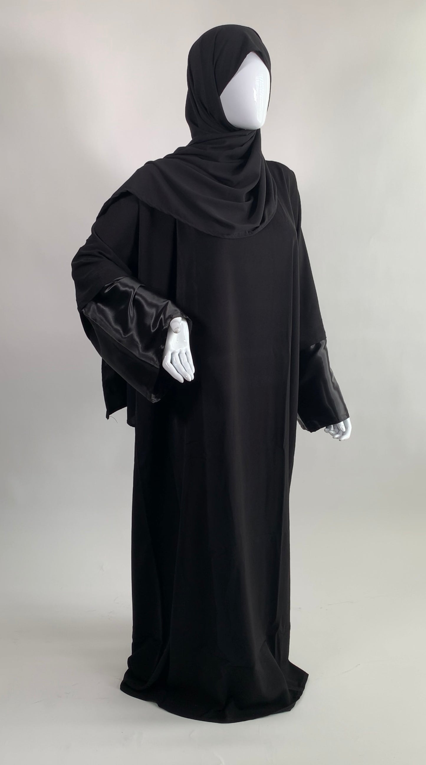 Black Satin Sleeves