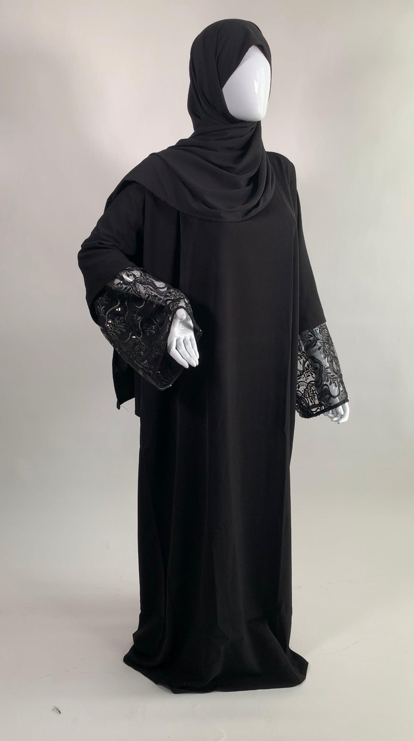 Black Lace Sleeves